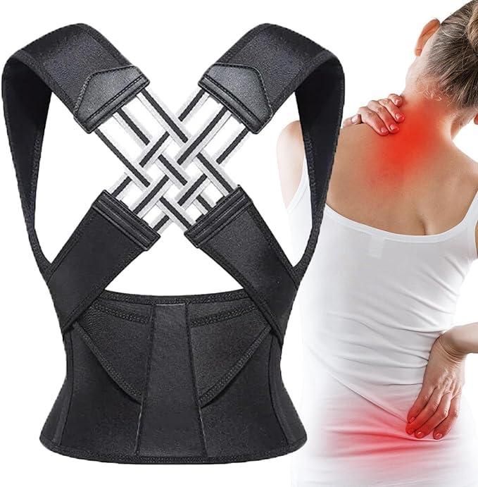Adjustable Back Posture Corrector – Slouching Relief Pain Belt (Unisex)