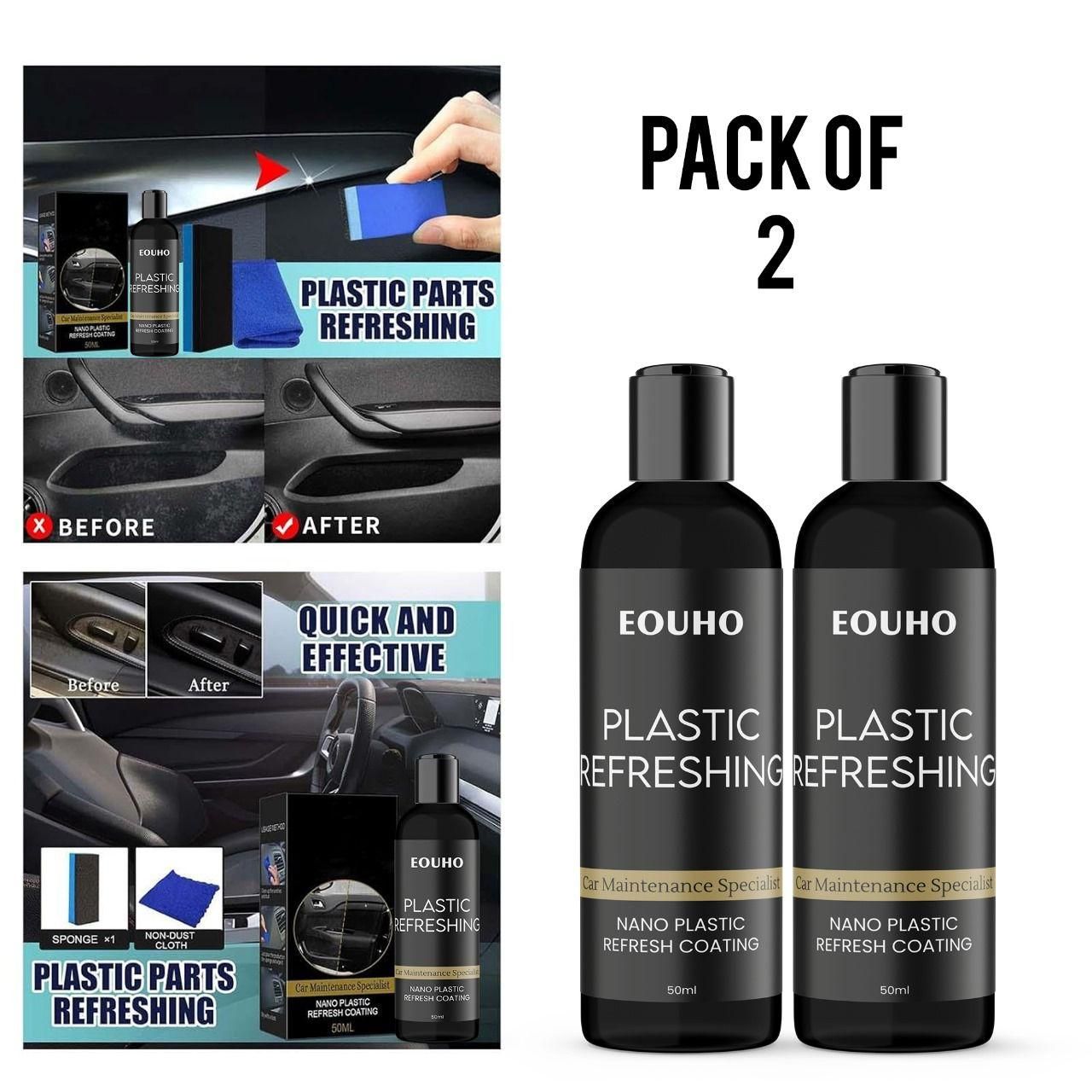 OUHOE Plastic Revitalizing Coating Agent(Pack Of 2)