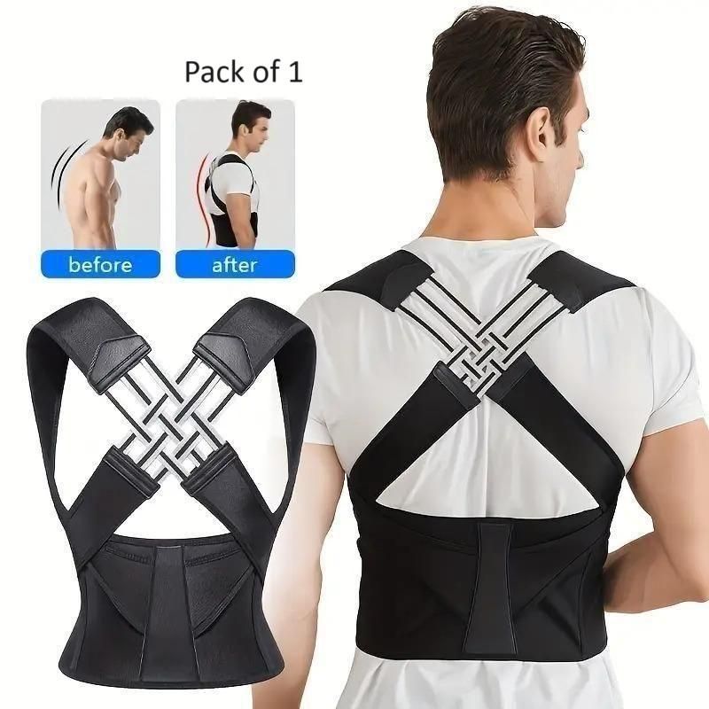 Adjustable Back Posture Corrector – Slouching Relief Pain Belt (Unisex)